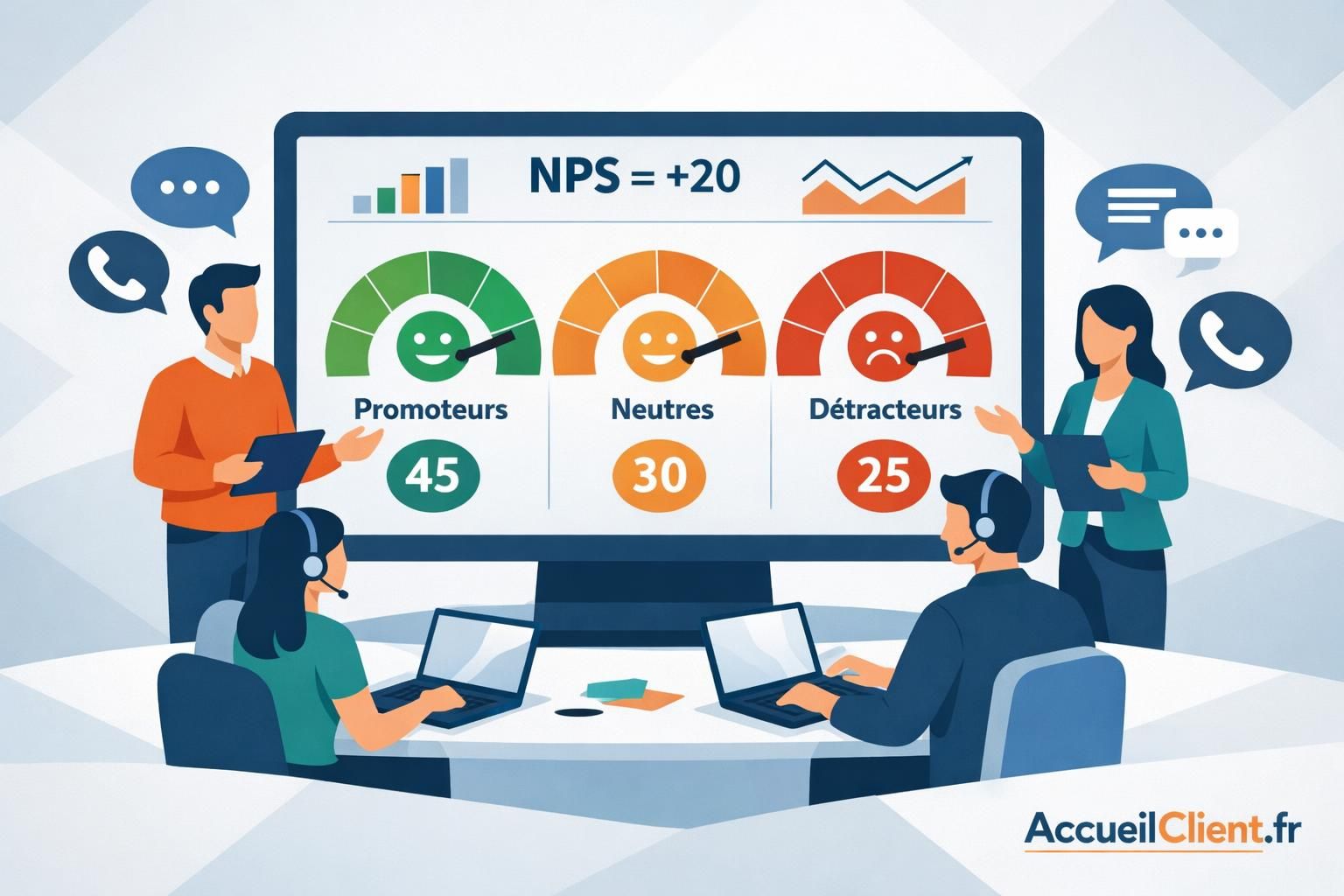 découvrez comment calculer et interpréter le net promoter score (nps), un indicateur clé pour mesurer la satisfaction et la fidélité de vos clients.