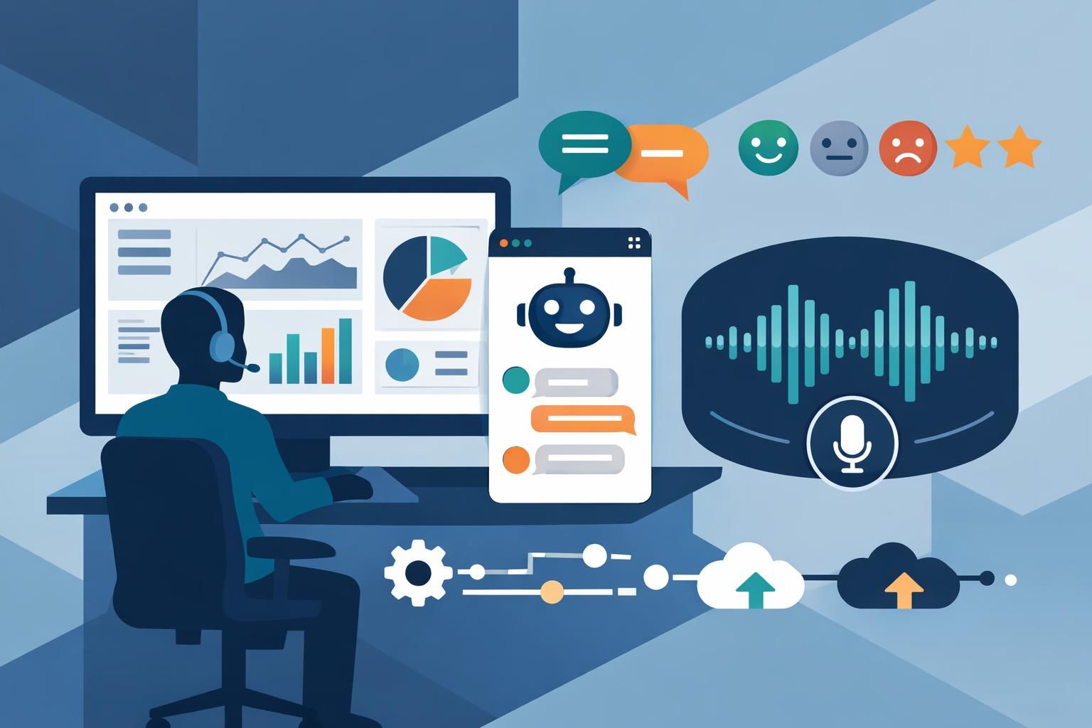 découvrez l'impact de l'intelligence artificielle sur la relation client en 2026, avec un état des lieux complet des innovations et tendances qui transforment l'expérience client.