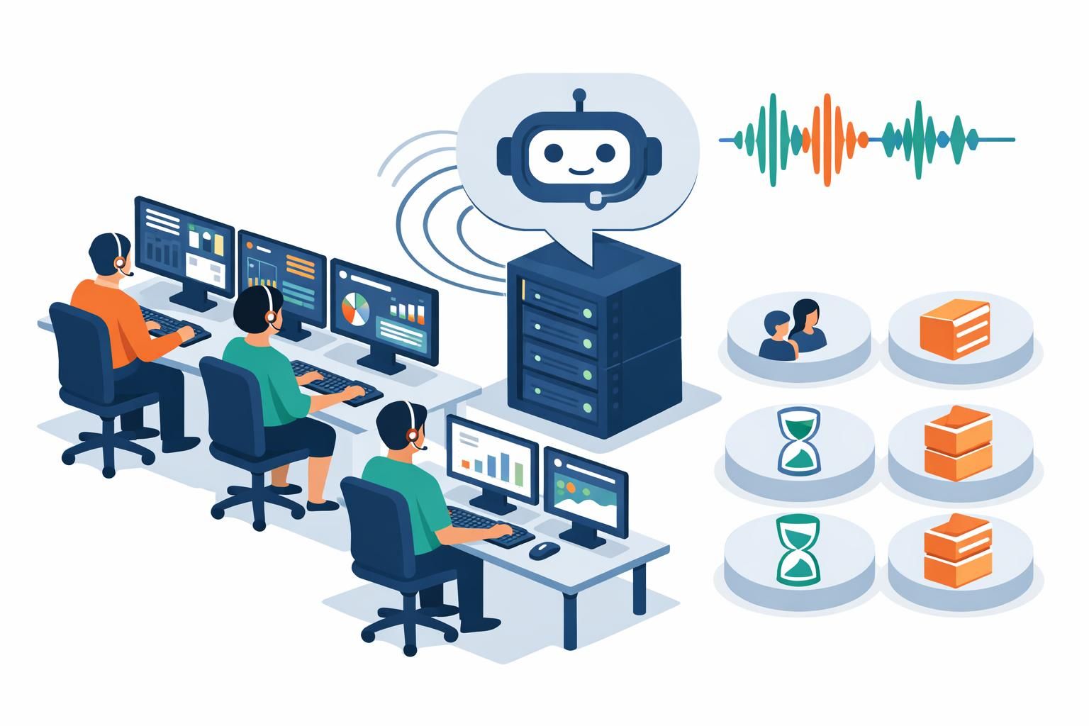 découvrez comment le voicebot call center révolutionne les centres d'appels grâce à l'intelligence artificielle, améliorant l'efficacité, la satisfaction client et l'automatisation des interactions.