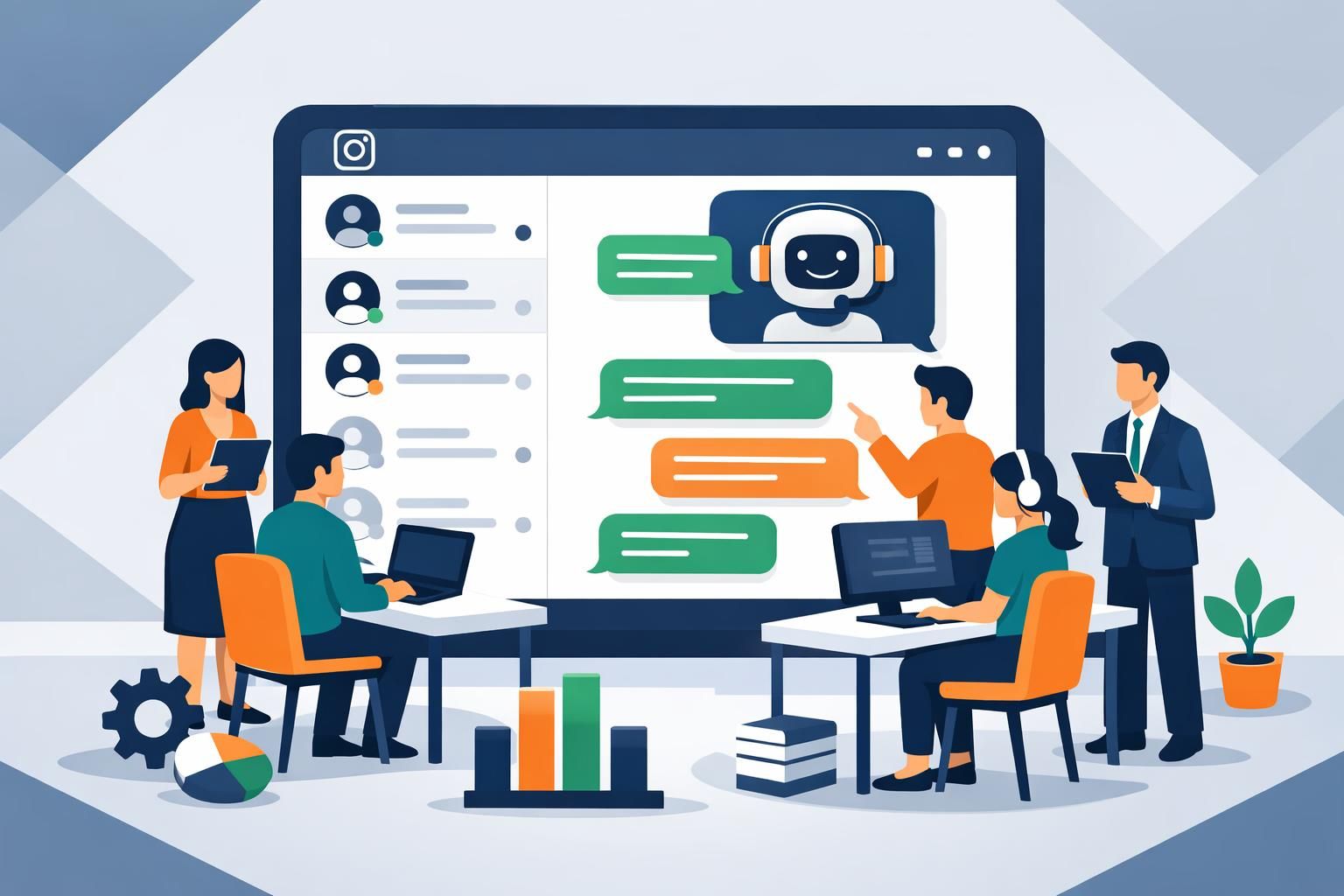 découvrez comment un chatbot instagram peut automatiser vos messages directs pour améliorer la gestion de votre business, gagner du temps et augmenter votre engagement client.