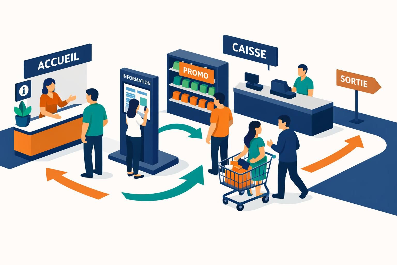 découvrez comment optimiser le parcours physique en magasin pour améliorer l'expérience client, fidéliser votre clientèle et augmenter vos ventes grâce à des stratégies efficaces.