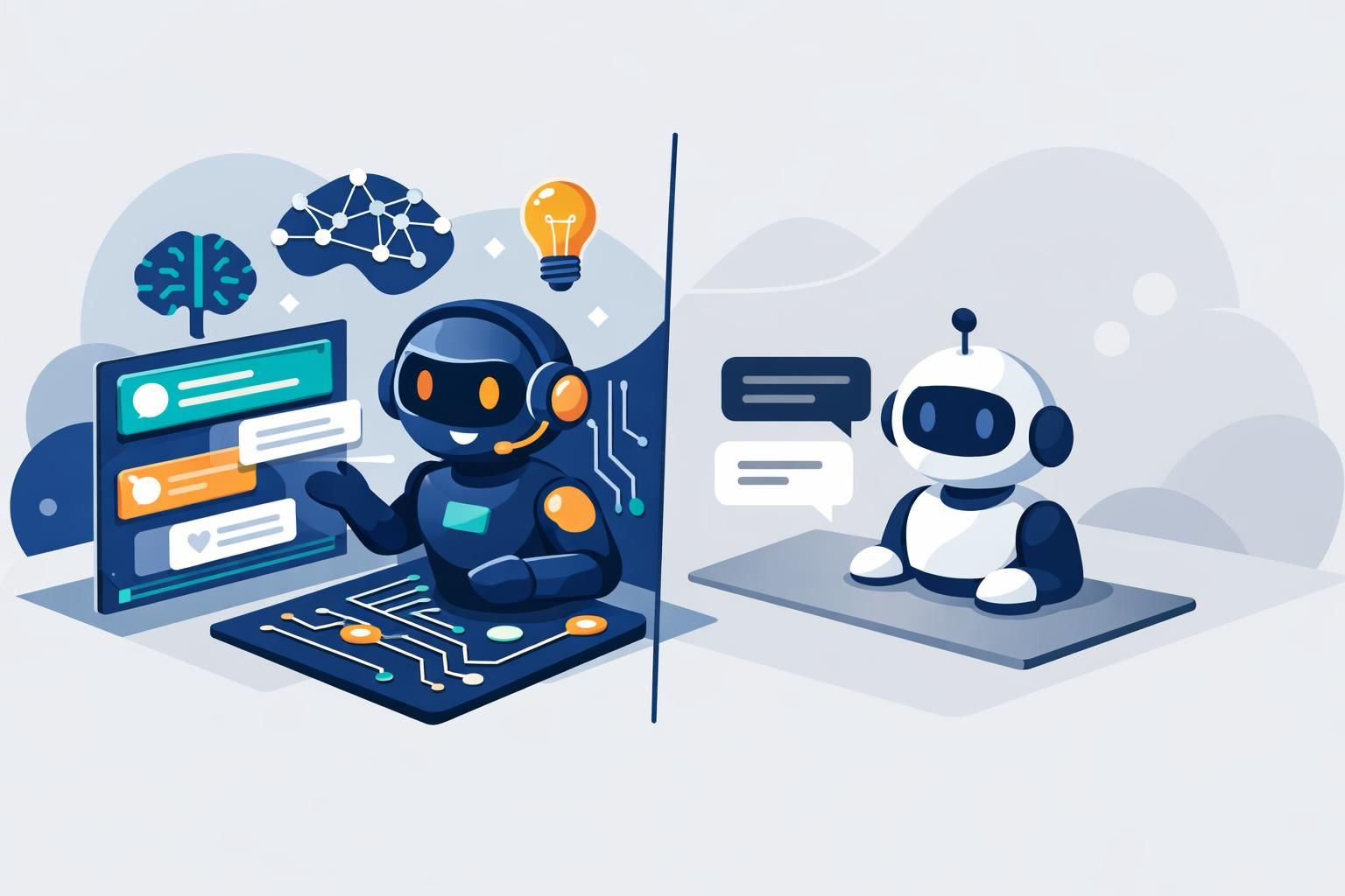 Assistant Virtuel Entreprise : Différence avec le Chatbot Classique